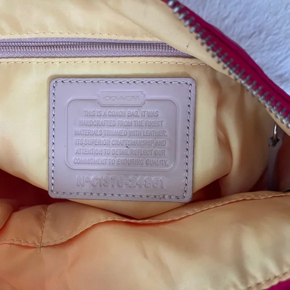 Coach Nylon Crossbody Bag EUC - Picture 5 of 7